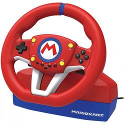 HORI pretekársky volant Mario Kart Pro MINI pre konzoly Nintendo Switch, červený foto