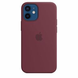 Apple iPhone 12 mini Silicone Case with MagSafe, plum