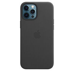 Apple iPhone 12 Pro Max Leather Case with MagSafe, black