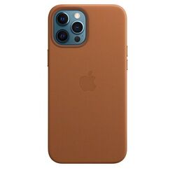 Apple iPhone 12 Pro Max Leather Case with MagSafe, saddle brown