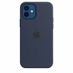 Apple iPhone 12 Pro Max Silicone Case with MagSafe, deep navy