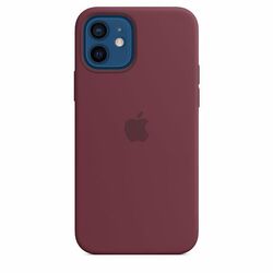 Apple iPhone 12 Pro Max Silicone Case with MagSafe, plum