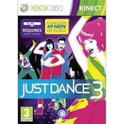 Just Dance 3- XBOX 360- BAZÁR (použitý tovar)
