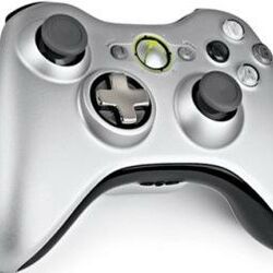 Microsoft Xbox 360 Wireless Controller, silver - Použitý tovar, zmluvná záruka 12 mesiacov