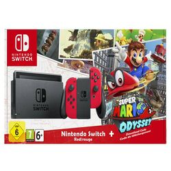 Nintendo Switch, red - BAZÁR (použitý tovar , zmluvná záruka 12 mesiacov)