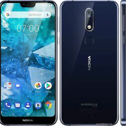 Nokia 7.1, Dual SIM,  Gloss Midnight Blue, Trieda A - použité, záruka 12 mesiacov