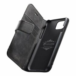 Prémiové kožené puzdro CellularLine Supreme pre Apple iPhone 11 Pro, čierne