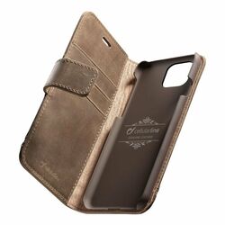 Prémiové kožené puzdro CellularLine Supreme pre Apple iPhone 11 Pro, hnedé