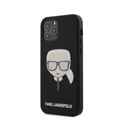 Púzdro Karl Glitter Head pre iPhone 12 Pro Max, black
