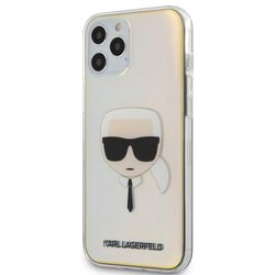 Púzdro Karl Lagerfeld PC/TPU Head pre iPhone 12 Pro Max, iridescent