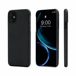 Puzdro Pitaka MagEZ z aramidových vlákien pre iPhone 11, čierne