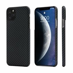 Puzdro Pitaka MagEZ z aramidových vlákien pre iPhone 11 Pro, čierne