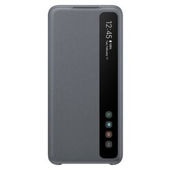 Puzdro Samsung Clear View Cover EF-ZG980CJE pre Samsung Galaxy S20 - G980F, Gray
