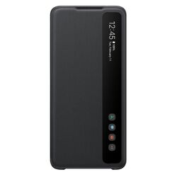 Puzdro Clear View Cover pre Samsung Galaxy S20 Ultra, black