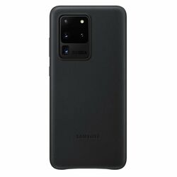 Puzdro Leather Cover pre Samsung Galaxy S20 Ultra, black