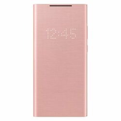Puzdro Samsung LED View Cover pre Galaxy Note 20 - N980F, copper brown (EF-NN980PAE)