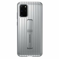 Puzdro Protective Standing Cover pre Samsung Galaxy S20 Plus, silver