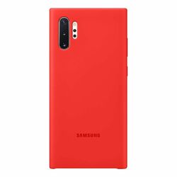 Puzdro Samsung Silicone Cover EF-PN975TRE pre Samsung Galaxy Note 10 Plus - N975F, Red