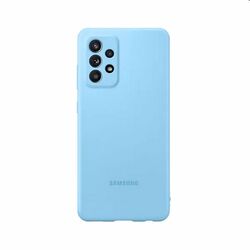 Puzdro Silicone Cover pre Samsung Galaxy A52/A52s, blue (EF-PA525TL)