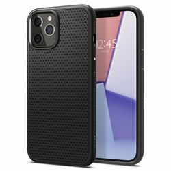 Puzdro Spigen Liquid Air pre iPhone 12/12 Pro, čierne