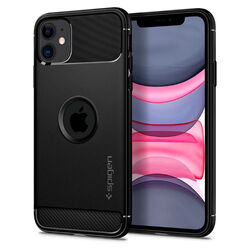 Puzdro Spigen Rugged Armor pre Apple iPhone 11, Matte Black