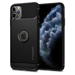 Puzdro Spigen Rugged Armor pre Apple iPhone 11 Pro, Matte Black