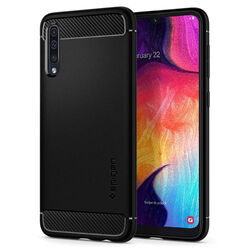 Puzdro Spigen Rugged Armor pre Samsung Galaxy A50/A30s, black