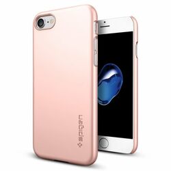 Puzdro Spigen Thin Fit pre Apple iPhone 7 a iPhone 8, Rose Gold