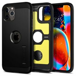 Puzdro Spigen Tough Armor pre Apple iPhone 12/12 Pro, čierne