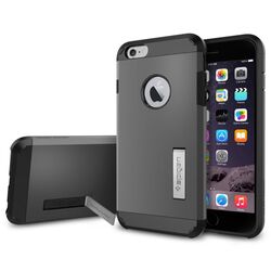 Puzdro Spigen Tough Armor pre Apple iPhone 6 Plus a 6S Plus, Gunmetal