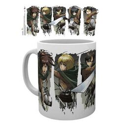 Šálka Attack On Titan Character Montage