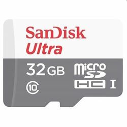 SanDisk Micro SDHC Ultra 32GB, Class 10 - rýchlosť 100 MB/s (SDSQUNR-032G-GN3MN)
