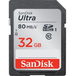 SanDisk Ultra Secure Digital SDHC UHS-I 32GB | Class 10, rýchlosť 80MB/s - otvorené balenie