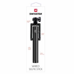 Selfie tyč Swissten s 3,5 mm jack konektorom foto