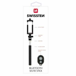 Selfie tyč Swissten s bluetooth diaľkovým ovládačom na pgs.sk