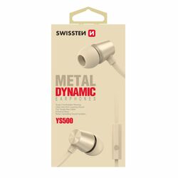 Slúchadlá Swissten Dynamic YS500, zlaté foto