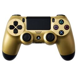 Sony DualShock 4 Wireless Controller, gold - BAZÁR (použitý tovar , zmluvná záruka 12 mesiacov) na pgs.sk