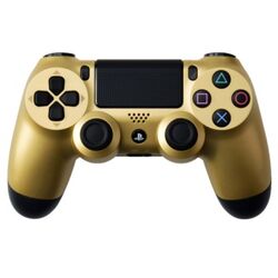 Sony DualShock 4 Wireless Controller, gold - BAZÁR (použitý tovar , zmluvná záruka 12 mesiacov)