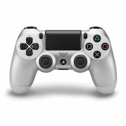 Sony DualShock 4 Wireless Controller, silver - BAZÁR (použitý tovar , zmluvná záruka 12 mesiacov) | pgs.sk