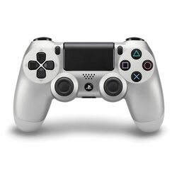 Sony DualShock 4 Wireless Controller, silver - BAZÁR (použitý tovar , zmluvná záruka 12 mesiacov) foto