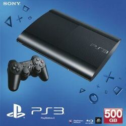 Sony PlayStation 3 500GB super slim,  black - BAZÁR (použitý tovar , zmluvná záruka 12 mesiacov)