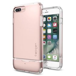 Puzdro Spigen Flip Armor pre iPhone 7 Plus a iPhone 8 Plus, Rose Gold
