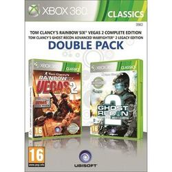 Tom Clancy’s Rainbow Six: Vegas 2 + Tom Clancy’s Ghost Recon: Advanced Warfighter 2 [XBOX 360] - BAZÁR (použitý tovar)