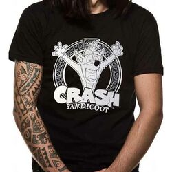 Tričko Crash Bandicoot - Black And White M