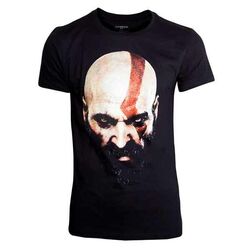 Tričko God of War - Kratos Face Black M