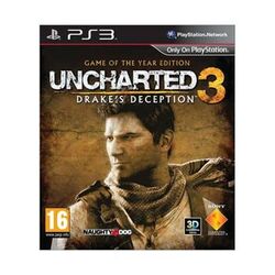Uncharted 3: Drake’s Deception  (Game of the Year Edition)-PS3 - BAZÁR (použitý tovar) na pgs.sk