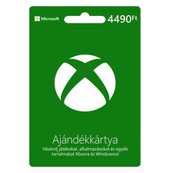 Xbox ajándékkártya 4 490 Ft