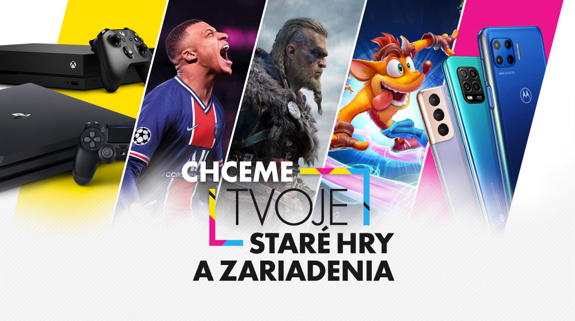 výkup, hier, konzol a mobilných telefónov